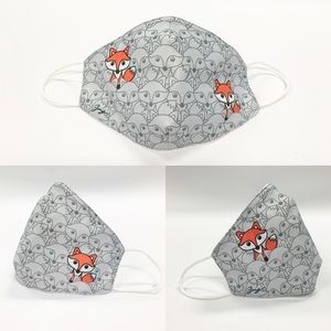 Fox face mask: washable Nose adjustable WaterRepel
